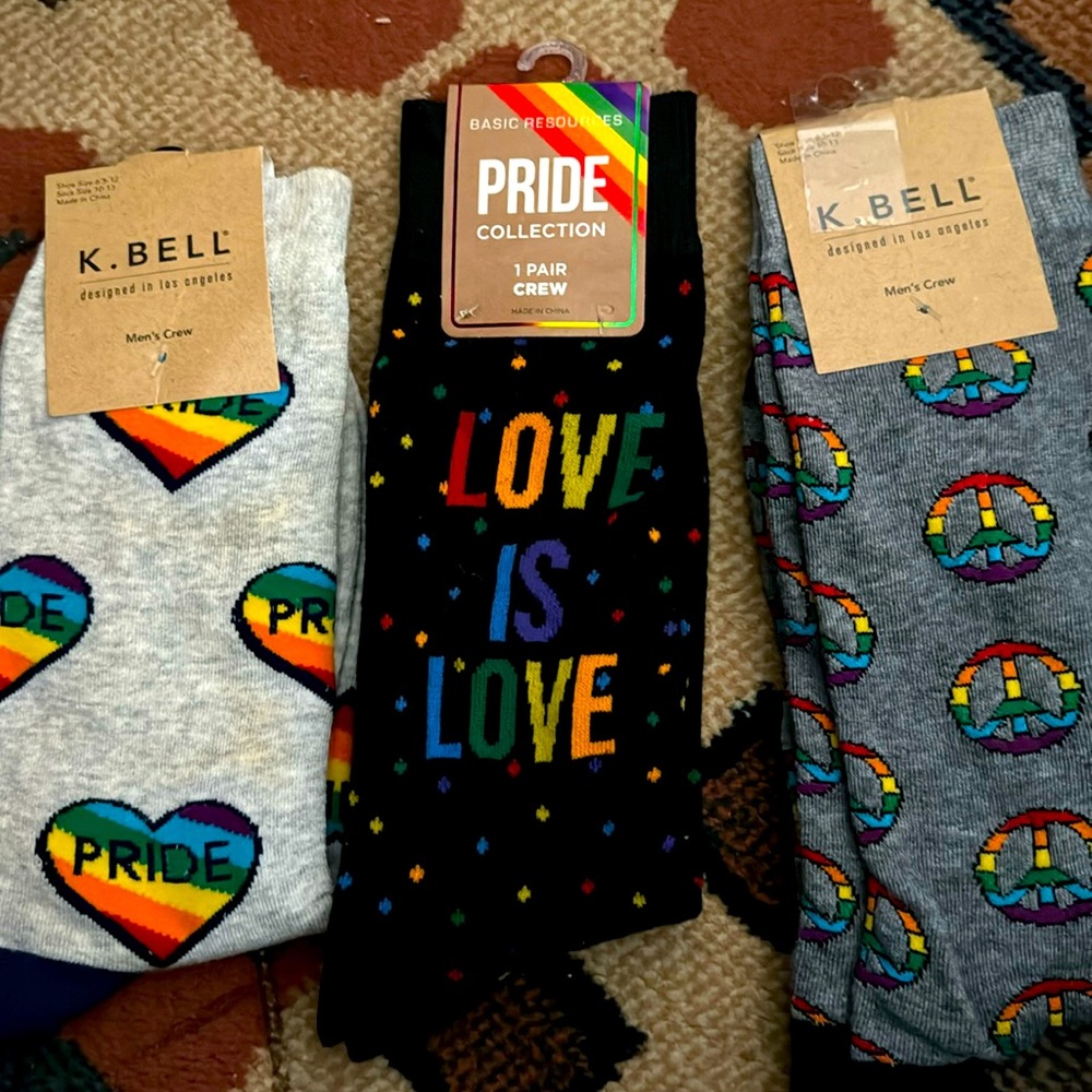 COPY - Pride collection three pairs of socks